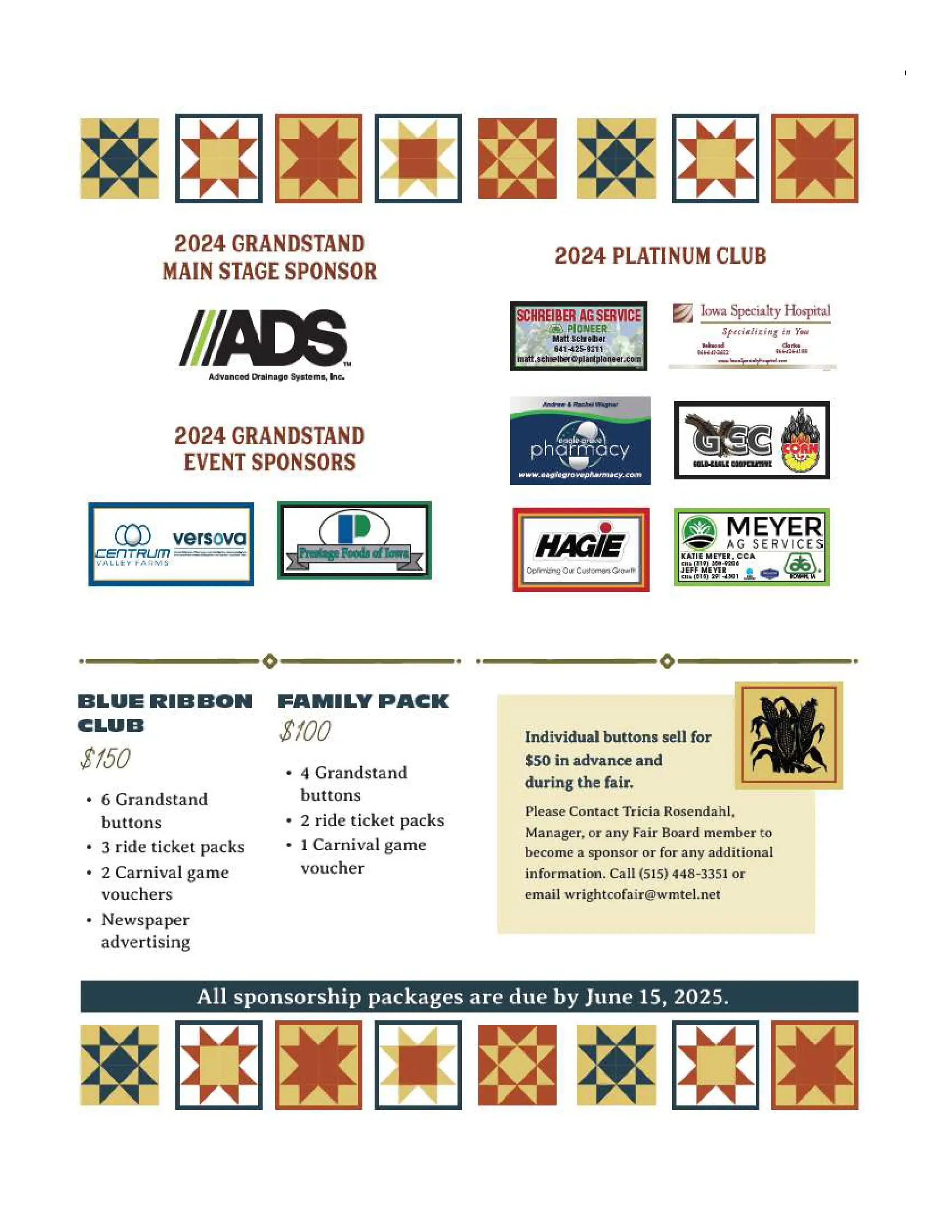 Sponsorship Details